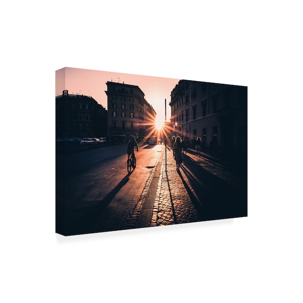 Massimiliano Mancini 'Urban Glare Sunrise' Canvas Art,22x32